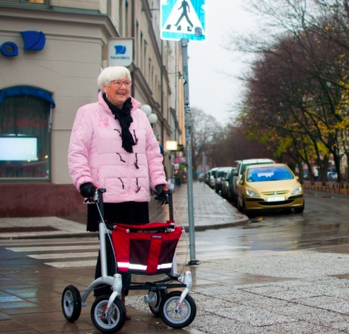 Svigter gangbarheden? Kom sikkert frem med en rollator